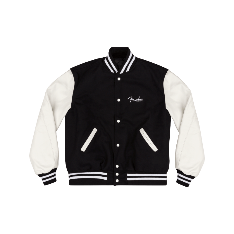Fender Custom Shop Varsity Jacket Black/White XL