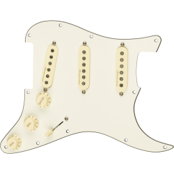 Fender Pre-Wired Strat Pickguard Vintage Noiseless SSS Parchment