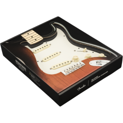 Fender Pre-Wired Strat Pickguard Vintage Noiseless SSS Parchment