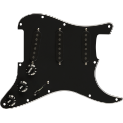 Fender Pre-Wired Strat Pickguard Pure Vintage '65 w/RWRP Middle Black