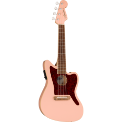 Fender Fullerton Jazzmaster Uke WN Shell Pink