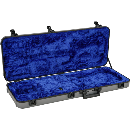 Fender Deluxe Molded Strat/Tele Case Silver/Blue