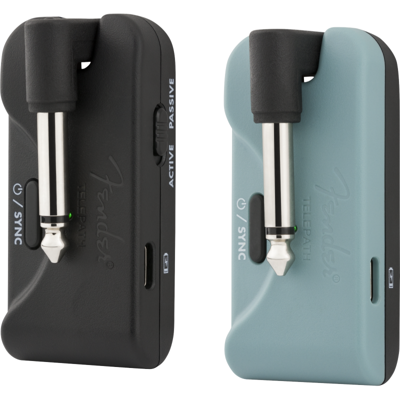 Fender Telepath Wireless System Mystic Ice Blue and Black