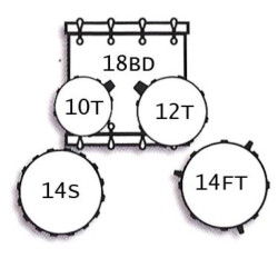 Tamburo TB T5S18BRDSK