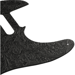 Fender Waylon Jennings Leather Telecaster Pickguard Black