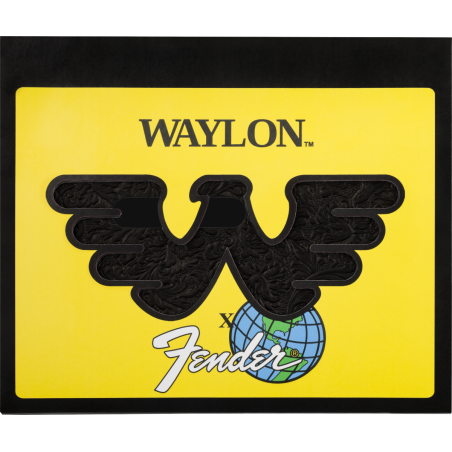 Fender Waylon Jennings Leather Telecaster Pickguard Black