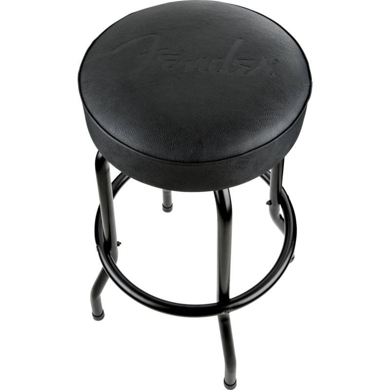 Fender Embossed Black Logo Barstool Black/Black