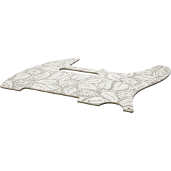 Fender Waylon Jennings Leather Telecaster Pickguard White