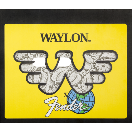 Fender Waylon Jennings Leather Telecaster Pickguard White