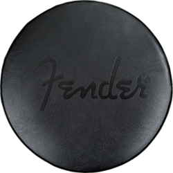 Fender Embossed Black Logo Barstool Black/Black 24"