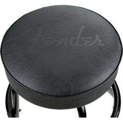 Fender Embossed Black Logo Barstool Black/Black 24"