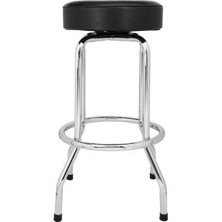 Fender Custom Shop Chevron Logo Barstool Black/Chrome 30"