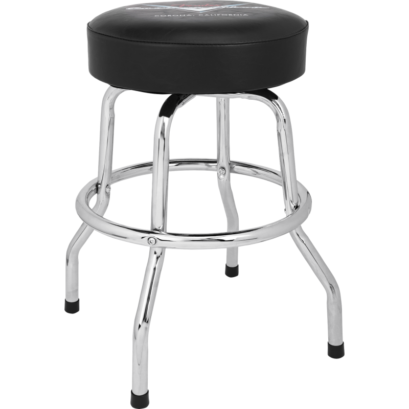 Fender Custom Shop Chevron Logo Barstool Black/Chrome 24"