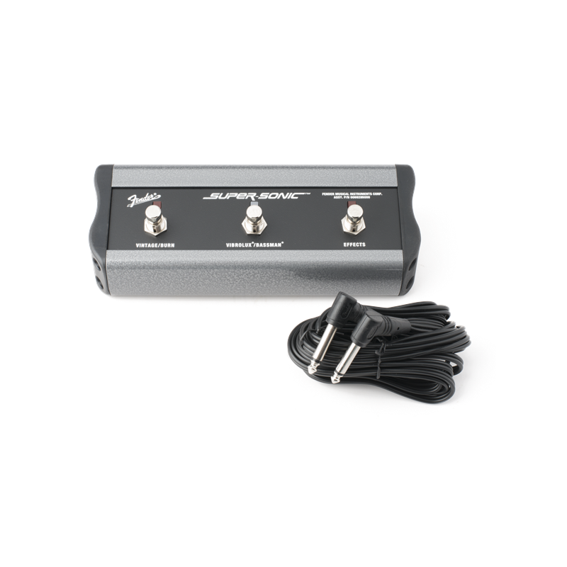 Fender 3-Button Footswitch Vintage & Burn/Vibrolux & Bassman/Effects
