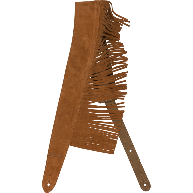 Fender Suede Fringe Strap Brown 2.5"