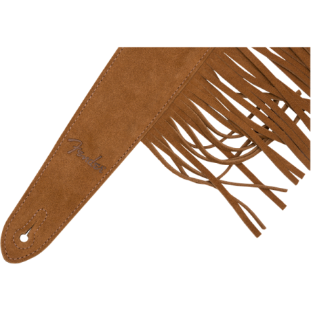 Fender Suede Fringe Strap Brown 2.5"