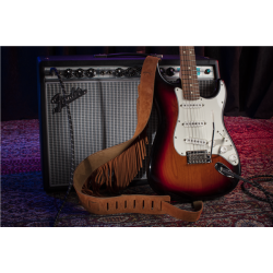 Fender Suede Fringe Strap Brown 2.5"