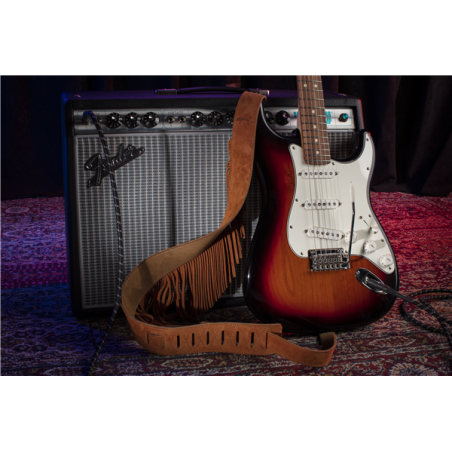 Fender Suede Fringe Strap Brown 2.5"