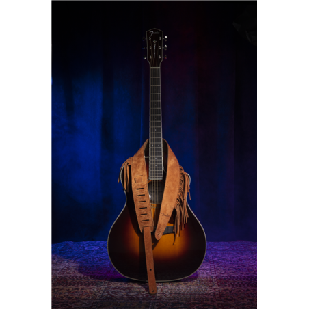 Fender Suede Fringe Strap Brown 2.5"