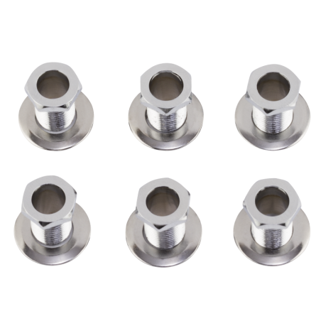 Fender Locking Strat/Tele Staggered Tuning Machines Left-Handed Polished Chrome