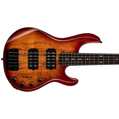 Sterling by Music Man RAY35HH Spalted Maple Blood Orange Burst