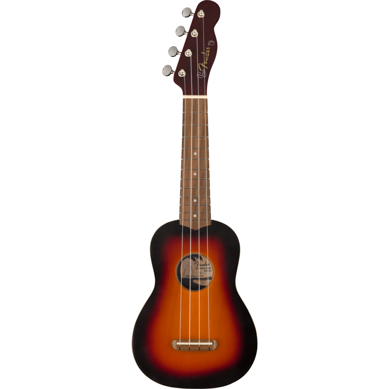 Fender Venice Soprano Uke WN 2-Color Sunburst