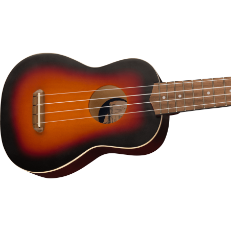 Fender Venice Soprano Uke WN 2-Color Sunburst