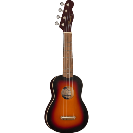 Fender Venice Soprano Uke WN 2-Color Sunburst