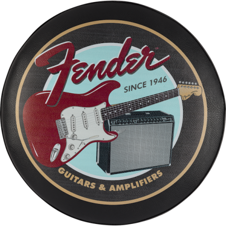 Fender Guitars & Amps Pick Pouch Barstool Black/Black 24"