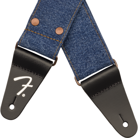 Fender x Wrangler Riveted Denim Strap Indigo