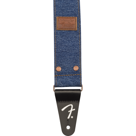 Fender x Wrangler Riveted Denim Strap Indigo