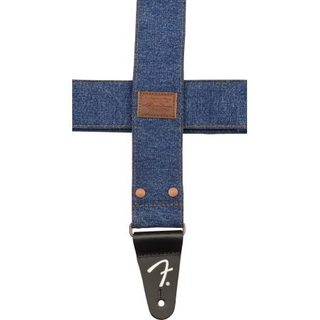 Fender x Wrangler Riveted Denim Strap Indigo