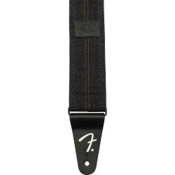 Fender x Wrangler Denim Strap Washed Black Stitch