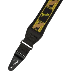 Fender Swell Neoprene Strap Blk/Ylw/Brn Mono 2.5"