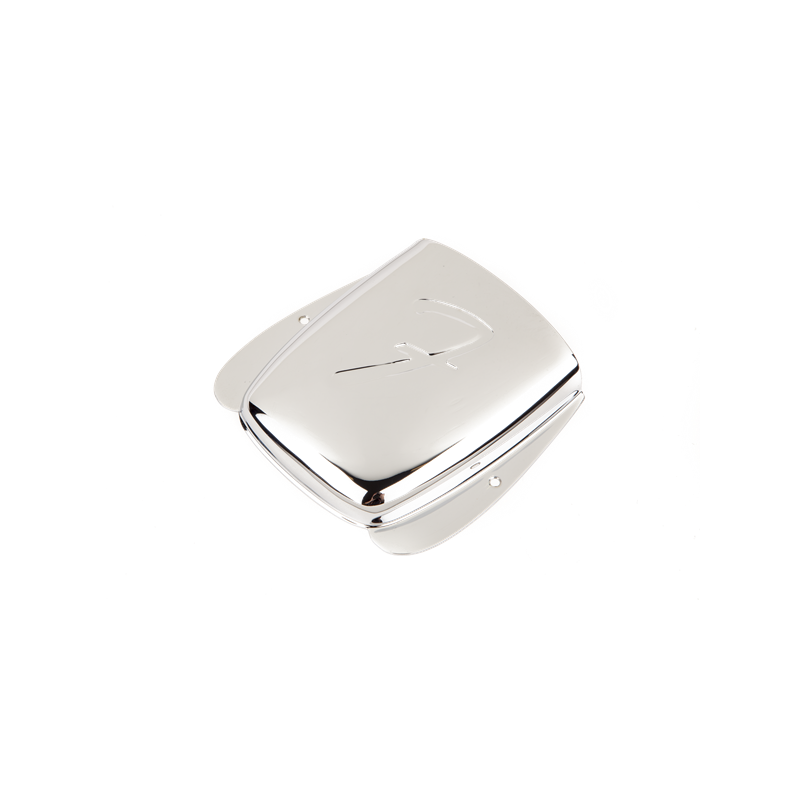 Fender Vintage-Style Jazz Bass "F" Bridge Cover Chrome