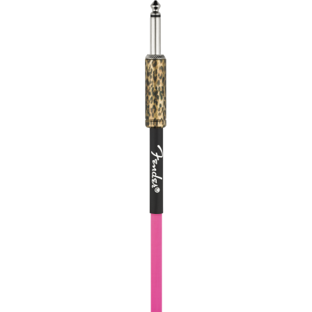 Fender Joe Strummer 13' Instrument Cable Pink Leopard