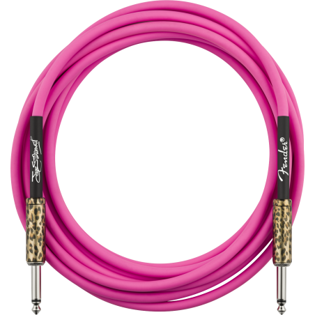 Fender Joe Strummer 13' Instrument Cable Pink Leopard