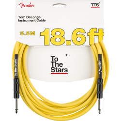 Fender Tom DeLonge 18.6' To The Stars Instrument Cable Graffiti Yellow
