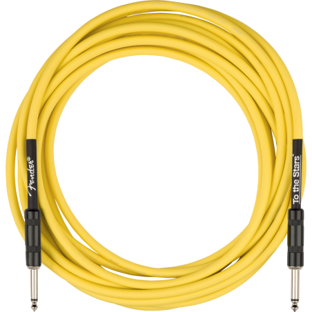 Fender Tom DeLonge 18.6' To The Stars Instrument Cable Graffiti Yellow
