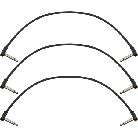 Fender Blockchain 12" Patch Cable 3-pack Angle/Angle