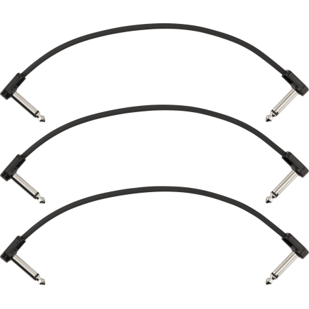 Fender Blockchain 8" Cable 3-pack Angle/Angle