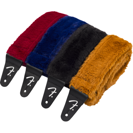 Fender Poodle Plush Strap Black