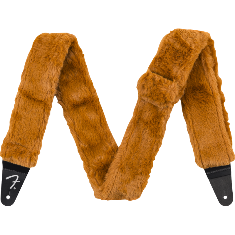 Fender Poodle Plush Strap Rust