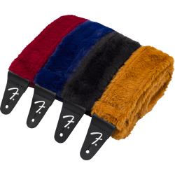 Fender Poodle Plush Strap Rust