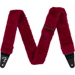 Fender Poodle Plush Strap Red