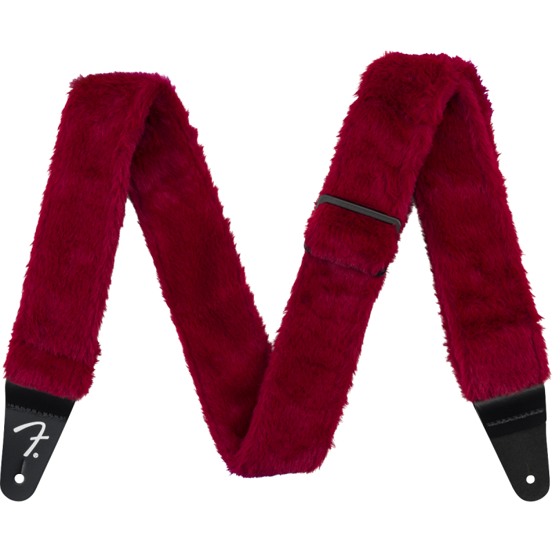 Fender Poodle Plush Strap Red