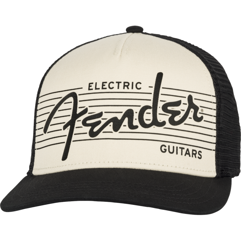 Fender Electric Hat Black/Cream One Size