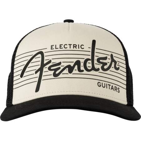 Fender Electric Hat Black/Cream One Size