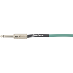 Fender Contour 30' Coiled Cable Sherwood Green