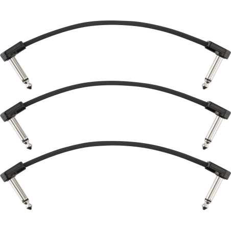 Fender Blockchain 6" Patch Cable 3-pack Angle/Angle